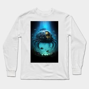 Crab Submarine Long Sleeve T-Shirt